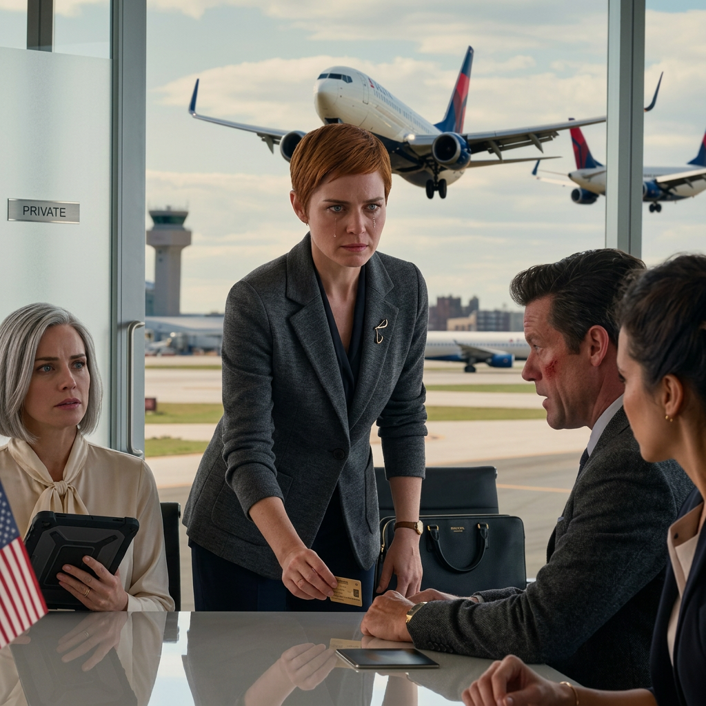 Po 10 latach pracy na trasach, które podtrzymywały Morrison Aviation przy życiu, zostałem zwolniony przez syna prezesa, ponieważ jego dziewczyna, influencerka, chciała mojej pracy. Przesunąłem swoją odznakę po stole i powiedziałem: „Masz 30 minut”. Zanim dotarłem do baru, gdzie czekała na mnie szarlotka z wiśniami, ekrany migały na czerwono, a założyciel firmy dzwonił z sali operacyjnej, błagając mnie, żebym uratował to, co jego syn przegrał w kasynie.