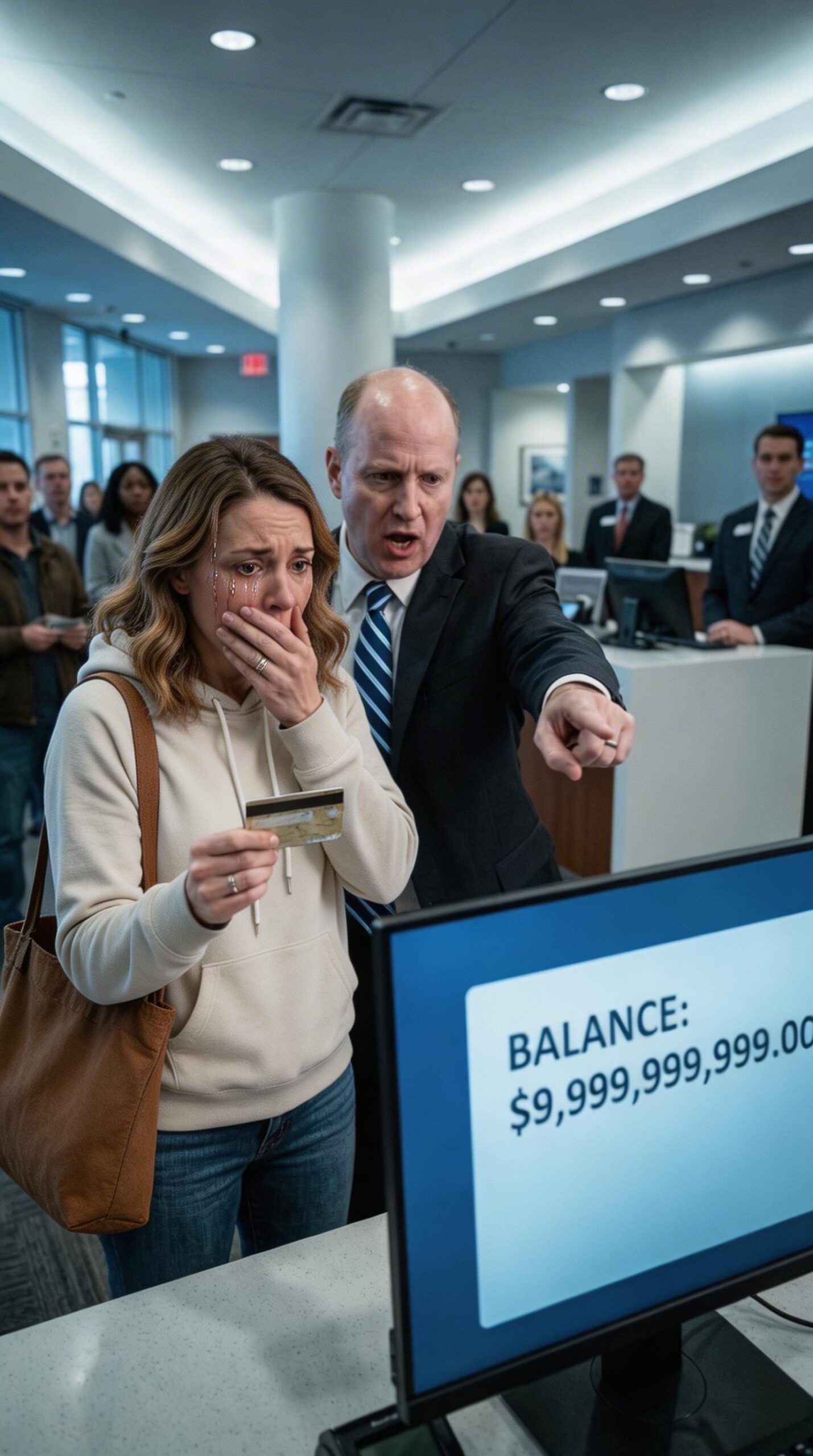 PO ROZWODZIE MÓJ MĄŻ WYRZUCIŁ MNIE BEZ GROZY. POSZŁAM UŻYĆ STAREJ, ZABRUDZONEJ KARTY, KTÓRĄ ZOSTAWIŁ MI OJCIEC, ALE BANKIER ZBLAŁ I WRZUCIŁ: „PROSZĘ, SZYBKO… PATRZCIE NA TEN EKRAN!”. NIE MOGŁAM UWIERZYĆ WŁASNYM OCZOM, GDY TO ZOBACZYŁAM…