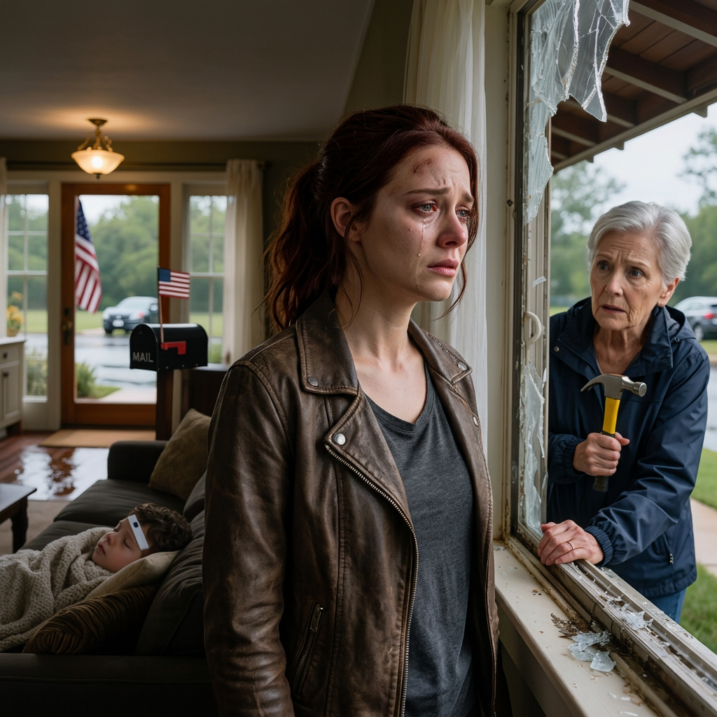 Po tym, jak mój mąż „wyjechał do Miami”, odkryłam, że zamknął mnie i nasze trzyletnie dziecko w naszym własnym domu na przedmieściach – bez zakupów, bez telefonów, bez możliwości wyjścia. Gdy gorączka mojego syna wzrosła, ukryte urządzenie przy drzwiach zaczęło piszczeć, a ostatnia osoba, której się spodziewałam, pojawiła się z młotem: moja surowa teściowa. To, co wyjawiła o jego sekretnych długach i kobiecie u jego boku, zmusiło nas do zawarcia niełatwego sojuszu – z godziną na wybór.