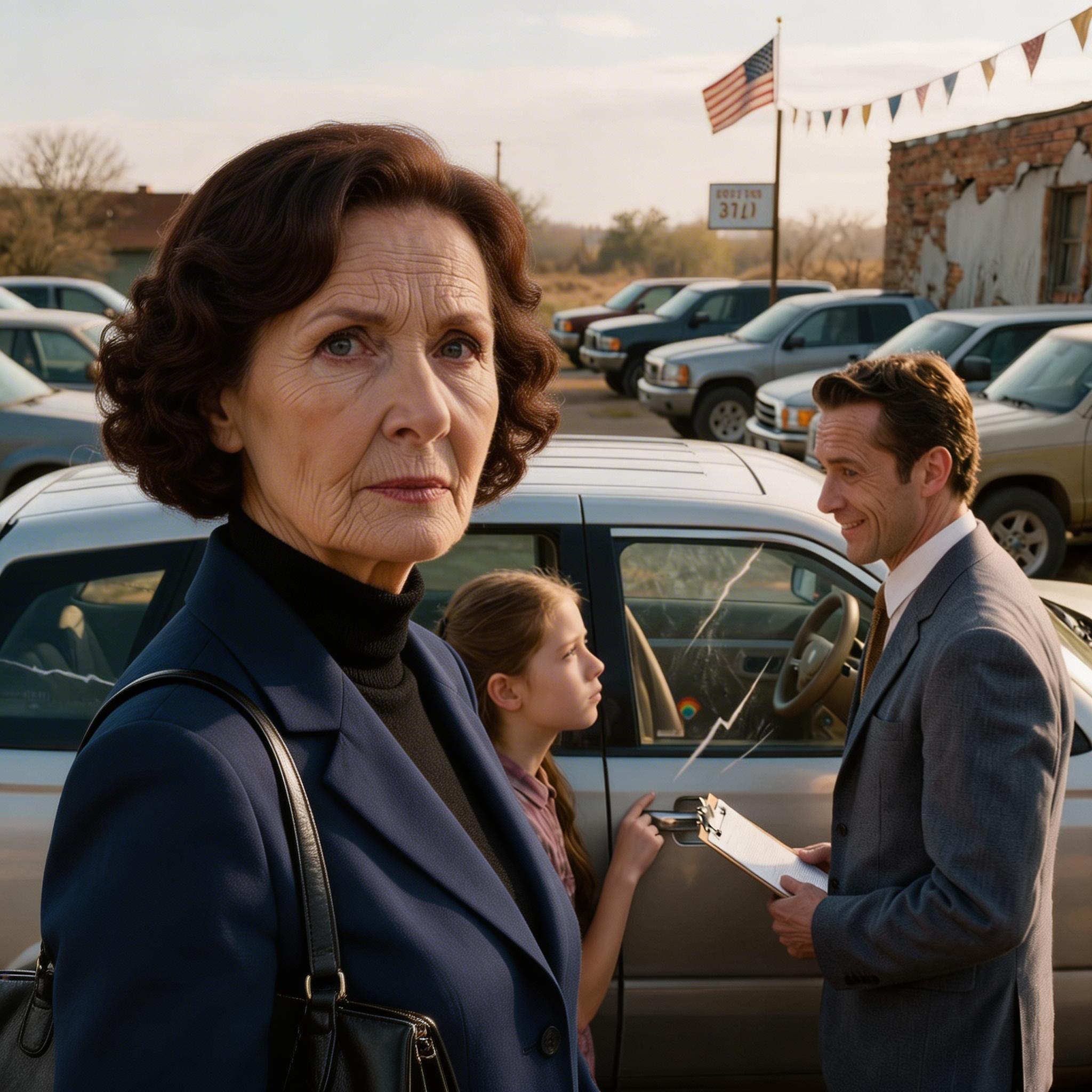 W salonie samochodowym moja wnuczka wyszeptała: „Babciu… to jest „skradziony” samochód mamy”. Całe moje ciało zamarło. Kiedy skonfrontowałam się ze sprzedawcą, niepokojąca prawda zaczęła wychodzić na jaw. Ale to, co odkryłam później, było o wiele bardziej niepokojące, niż kiedykolwiek sobie wyobrażałam…