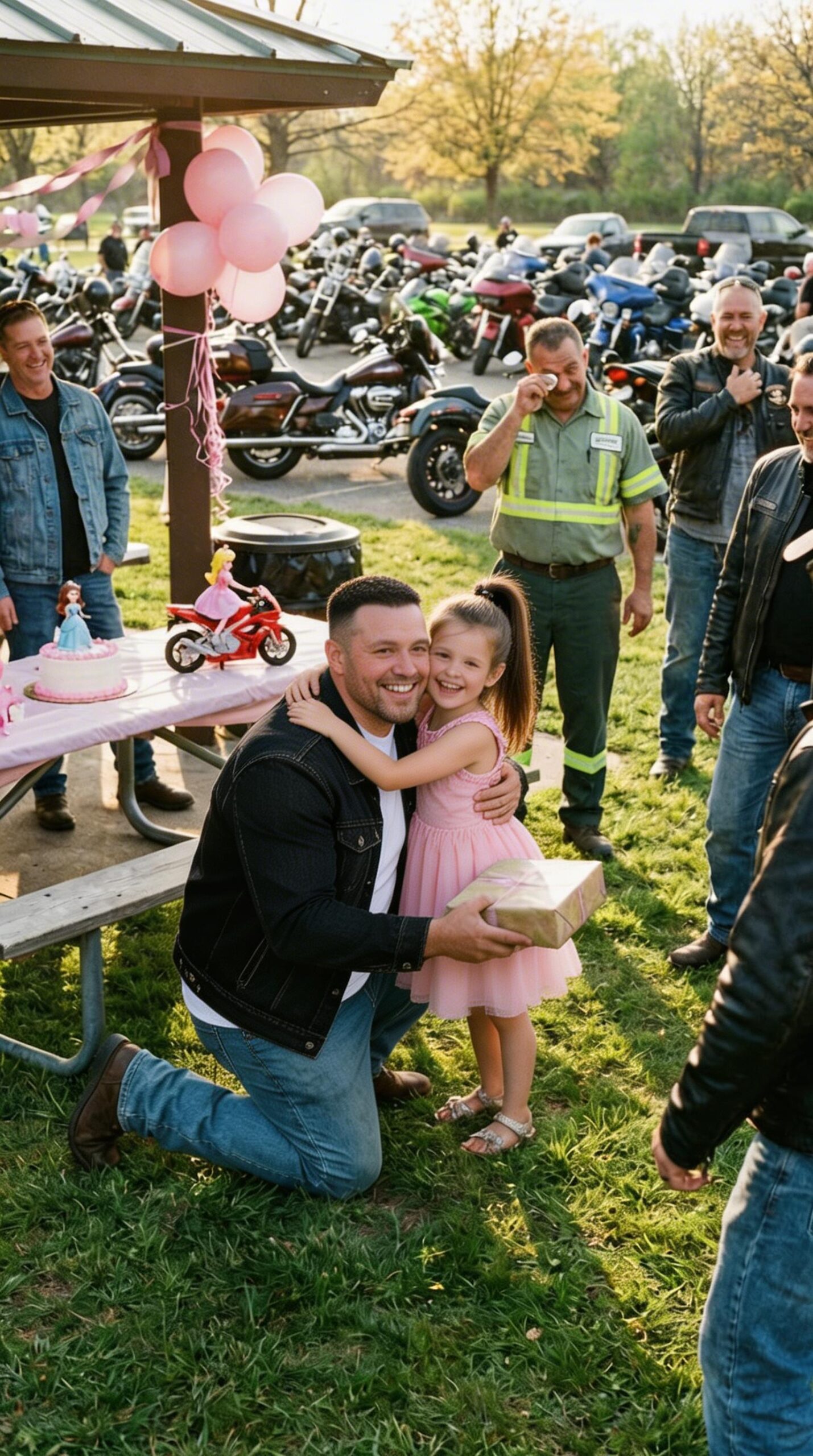 Pracownik służb sanitarnych przez wiele miesięcy zbierał pieniądze, aby uczcić urodziny swojej córki w pięknym parku, ale gdy z powodu jego pracy nie pojawili się tam koledzy z klasy, nieoczekiwanie wkroczyła społeczność jeździecka i zmieniła to wydarzenie w sposób, którego nie spodziewali się rodzice uczniów.