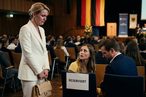 Die neue Frau meines Ex-Mannes nahm mir bei der Abschlussfeier meinen Platz weg – bis mein Sohn das Rednerpult betrat und die Beweise enthüllte, die alle zum Schweigen brachten.