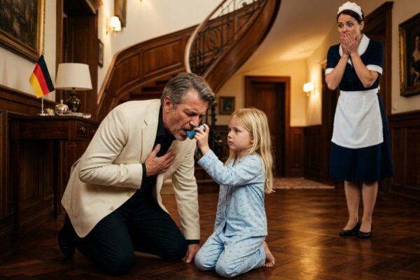Un milliardaire s’est effondré seul dans son manoir silencieux — puis une petite fille fiévreuse a fait l’impensable…